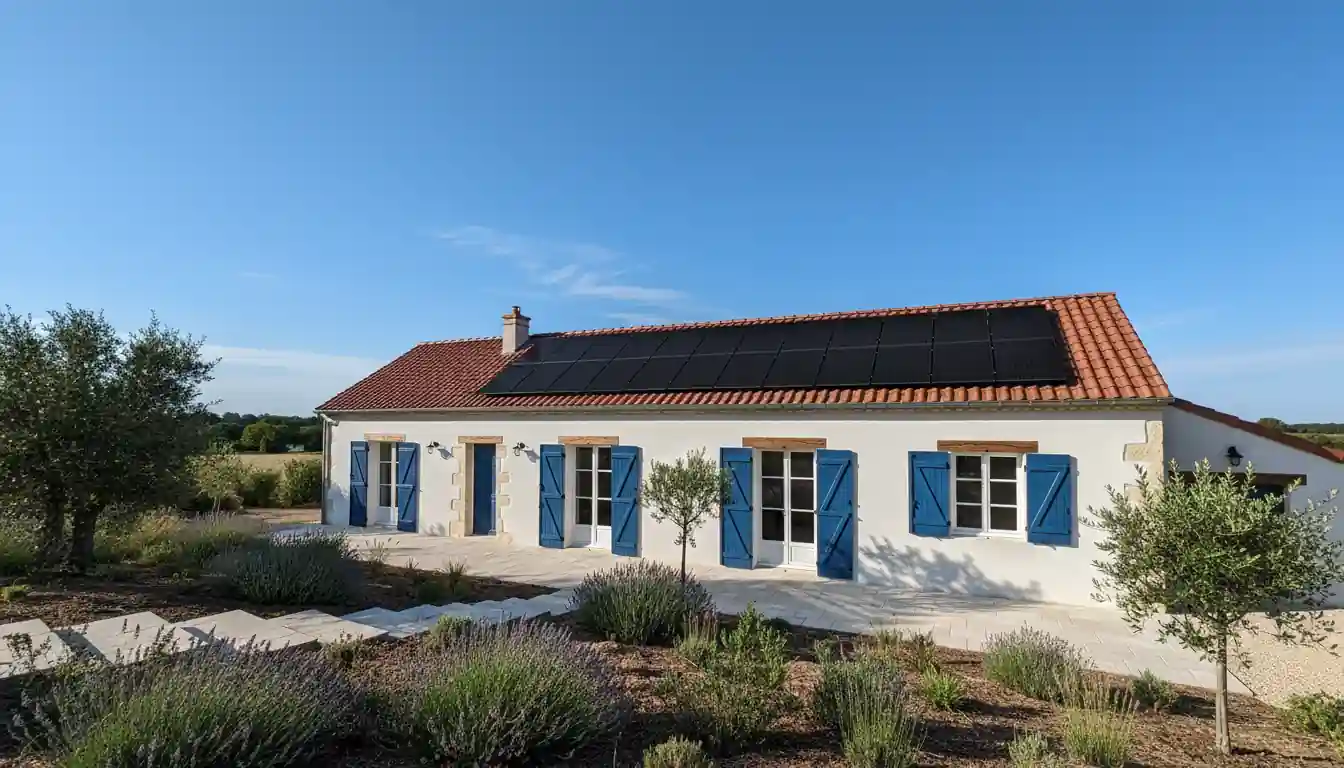 Installation de Panneaux Solaires à Saint-Denis-de-Pile, Fontaine Blanche