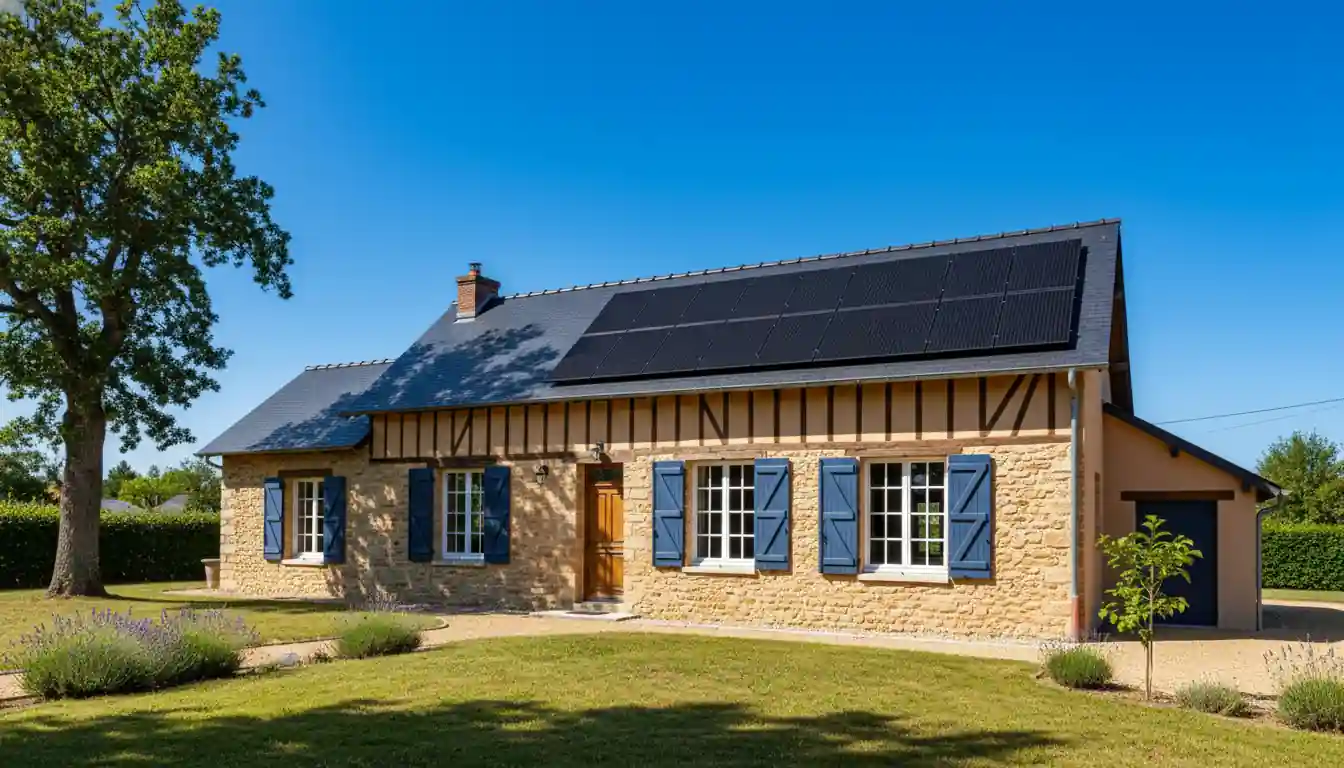 Installation de Panneaux Solaires à Saint-Denis-de-Pile, La Mouleyre