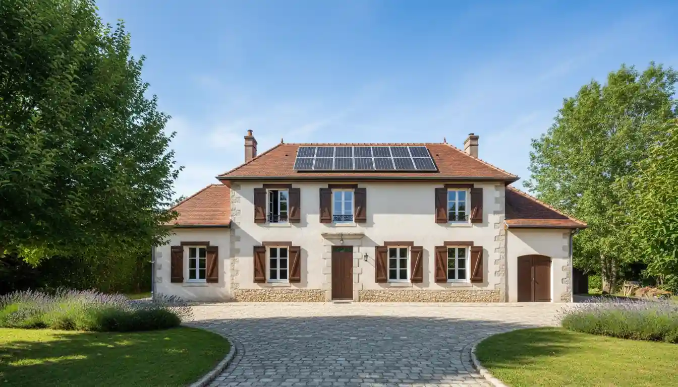 Installation de Panneaux Solaires à Saint-Denis-de-Pile, Les Peupliers