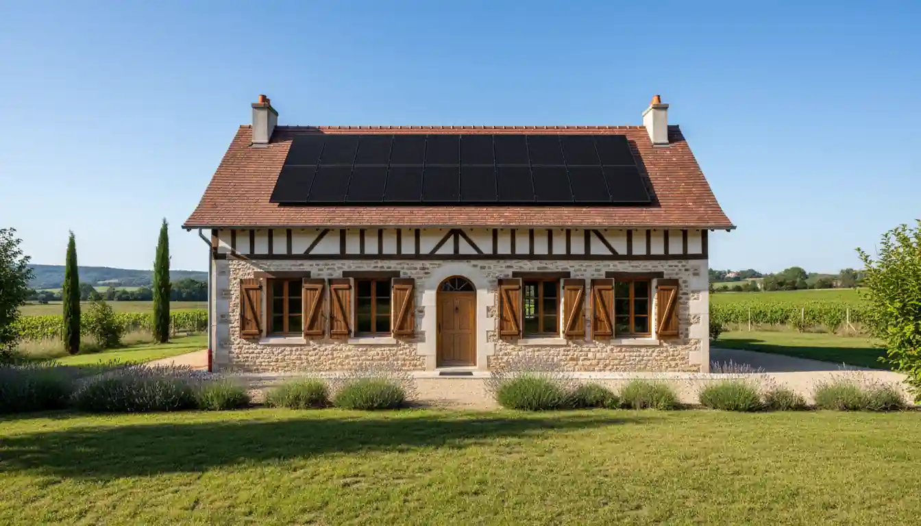 Installation de Panneaux Solaires à Saint-Denis-de-Pile, Les Rivières